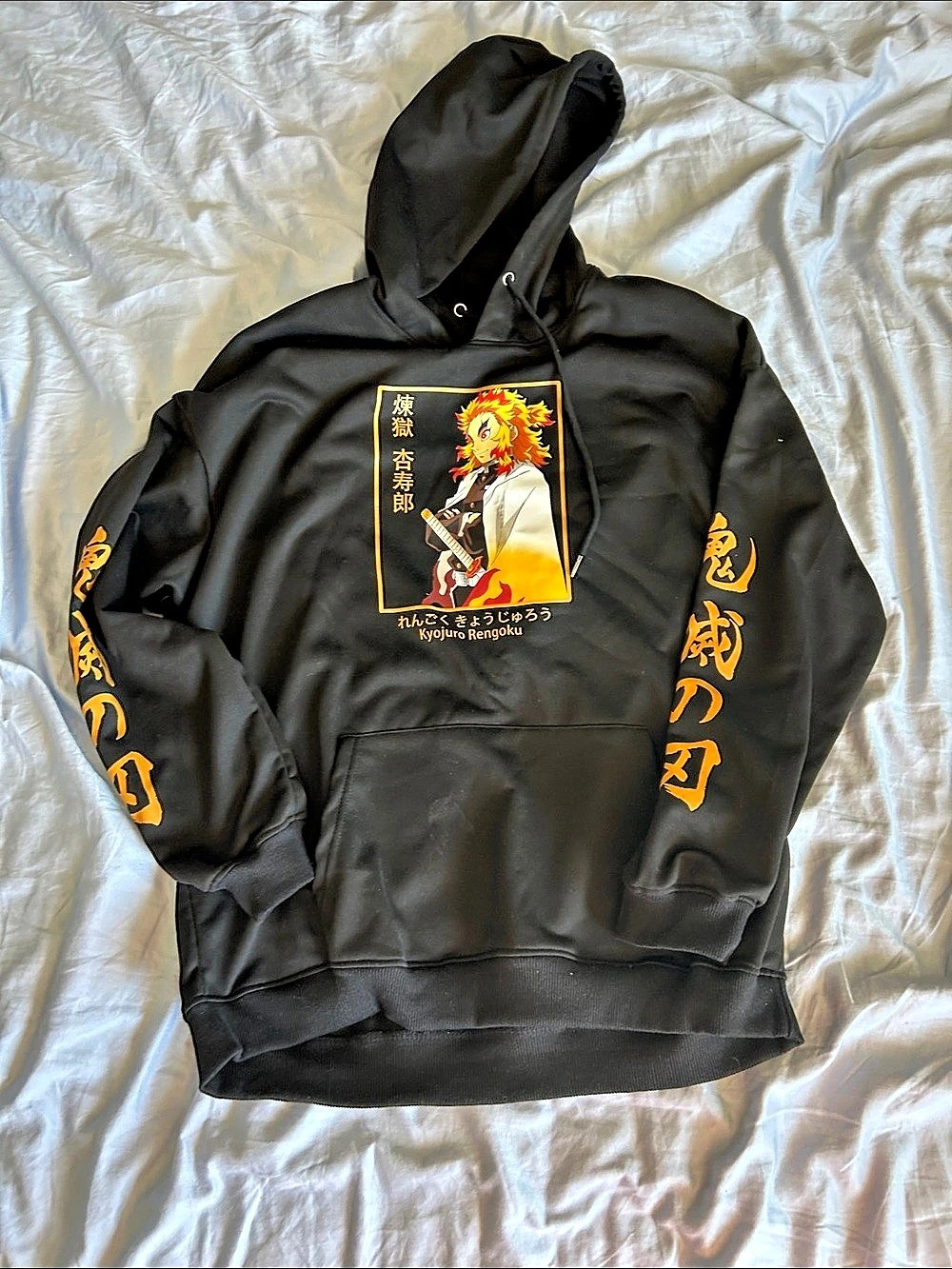 Demon Slayer: Kimetsu No Yaiba Kyojuro Rengoku Hoodie Kyojuro Rengoku